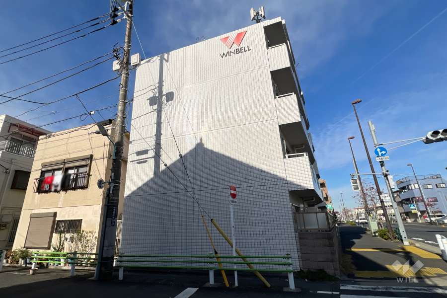 ウィンベルソロ金町第9の外観（北東側から）