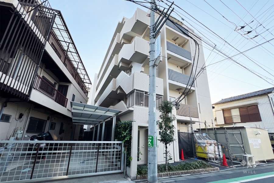 イニシアお花茶屋の外観（北側から）