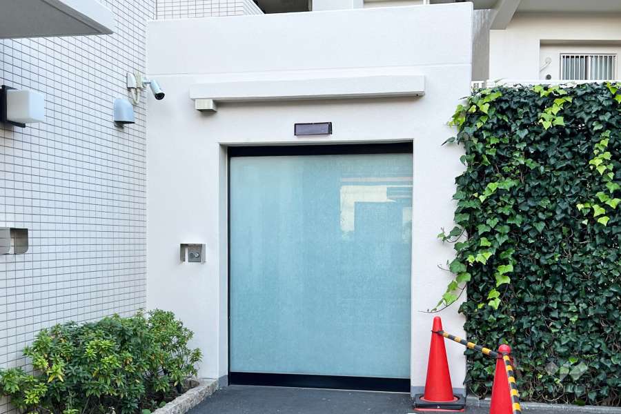 駐輪場の出入り口