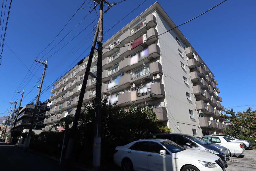 白鳥弐番館ダイヤモンドマンションの外観(南東側から)