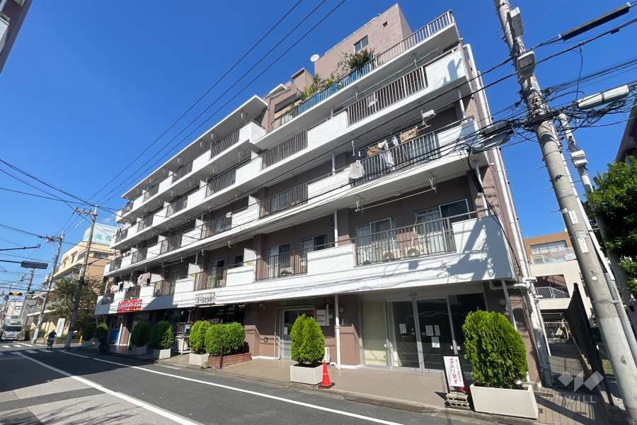 タウンハイツ亀有2号棟の外観（南西側から）