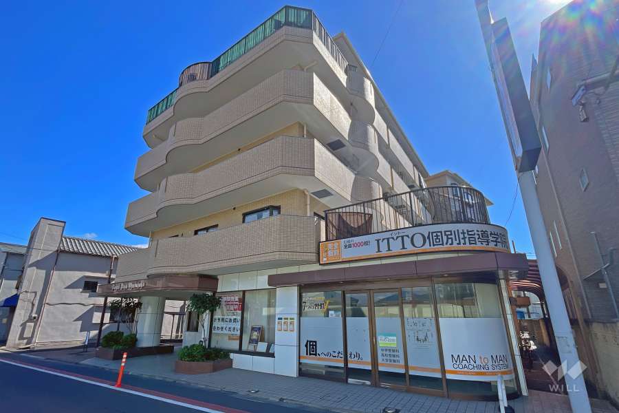 ロイヤルプラザお花茶屋の外観（北西側から）