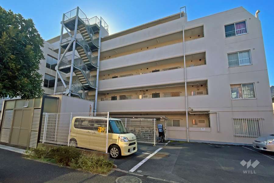 アイビハイツ柴又の外観（北西側から）