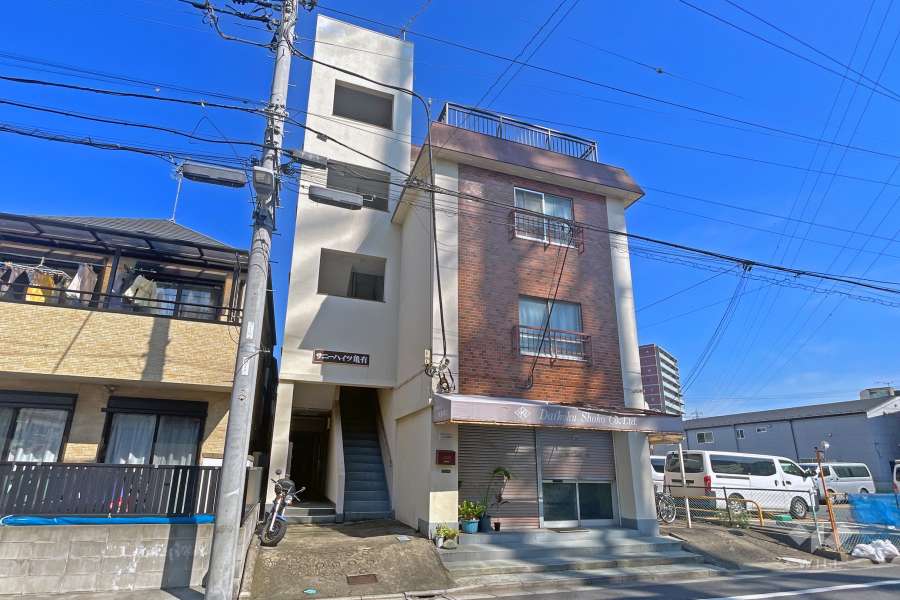 サニーハイツ亀有の外観（北西側から）