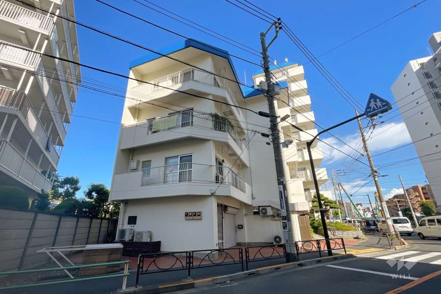 白鳥ダイヤモンドマンション2号館の外観（北西側から）