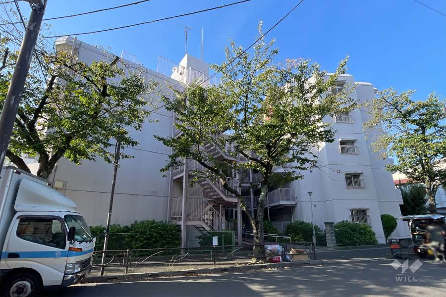 堀切菖蒲園ダイヤモンドマンションの外観（北東側から）