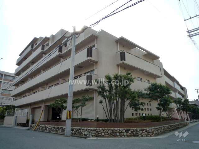 チュリス芦屋川の外観（北東側から）