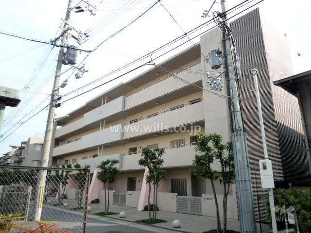チュリス芦屋川の外観（北西側から）