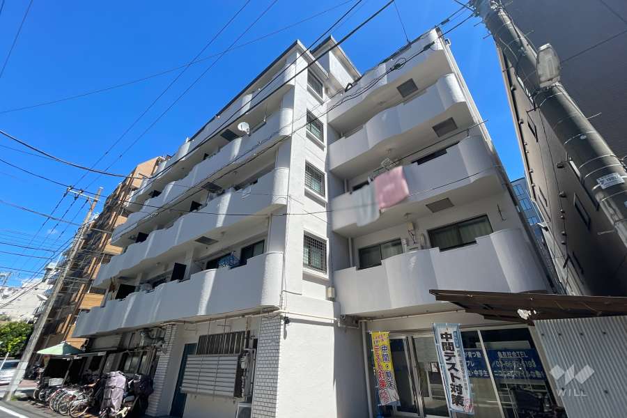 グリーンパーク亀有の外観（南西側から）