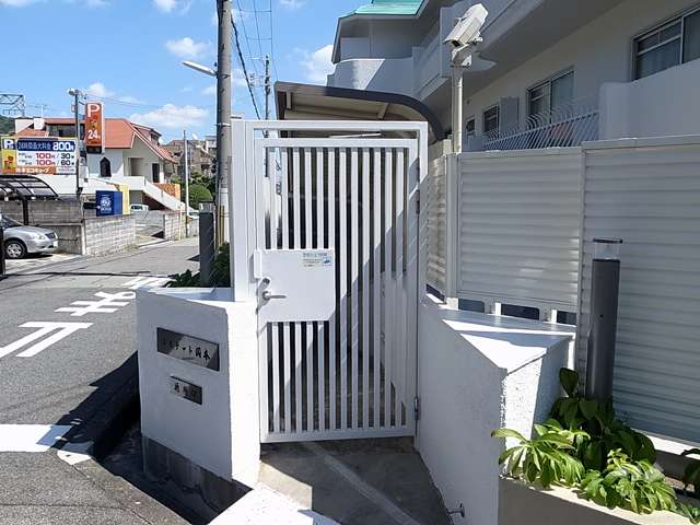 駐輪場入口※敷地北西角