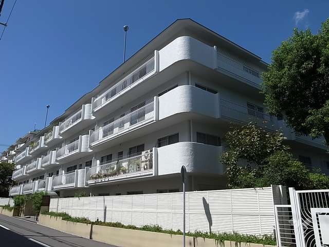エステート岡本の外観（南東側から）