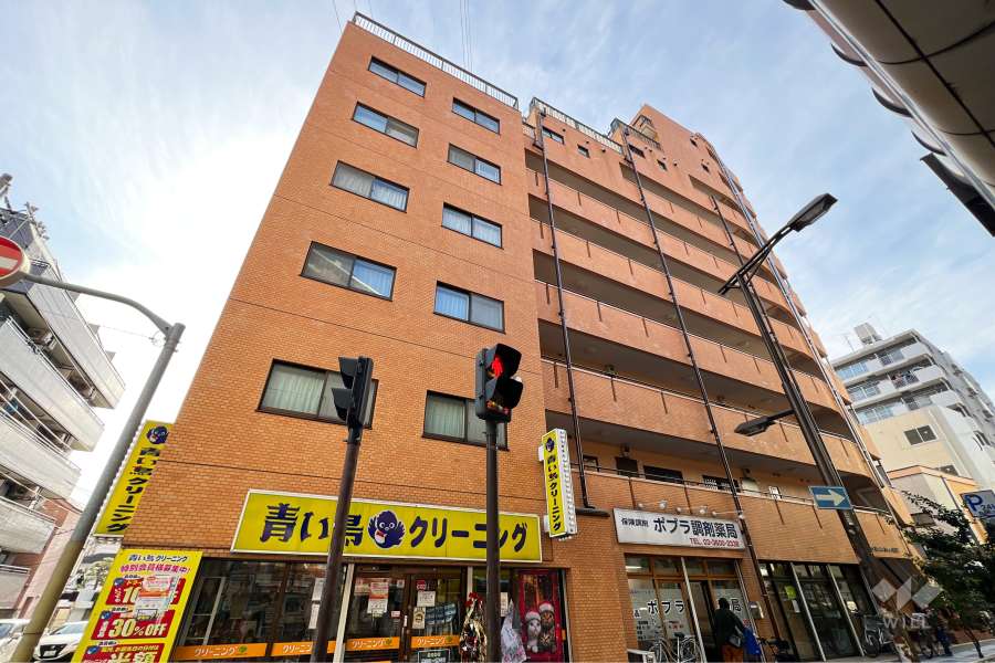 ライオンズマンション金町第3の外観（北側から）