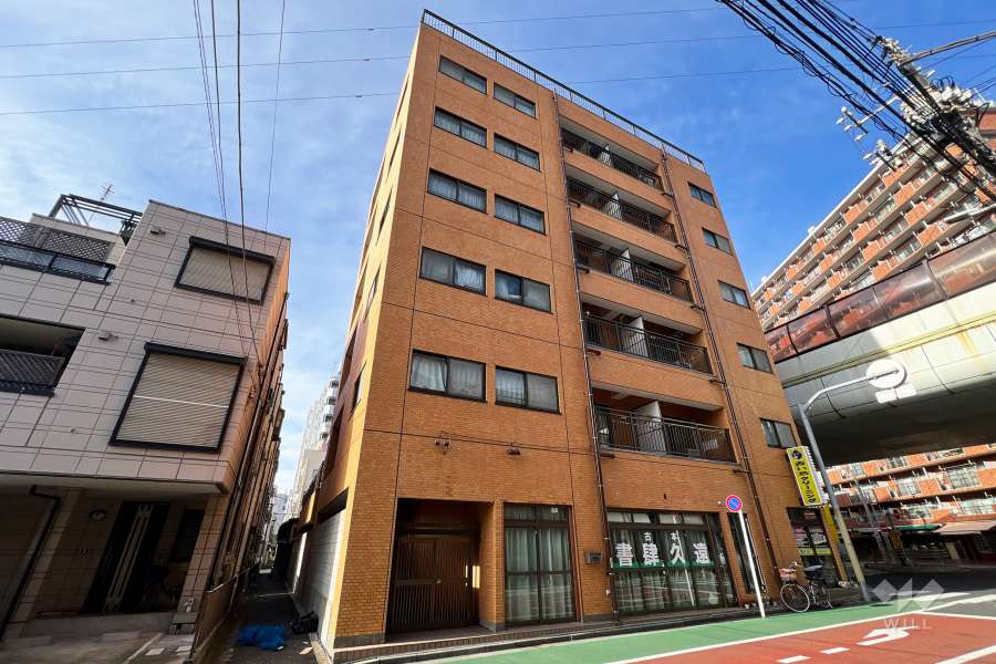 ライオンズマンション金町第3の外観（東側から）