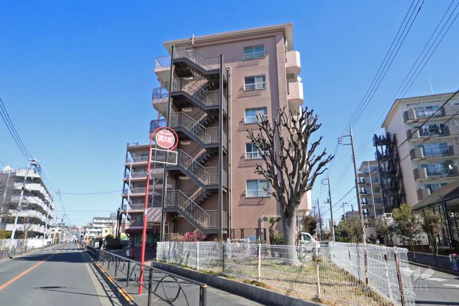 白鳥壱番館ダイヤモンドマンションの外観（西側から）