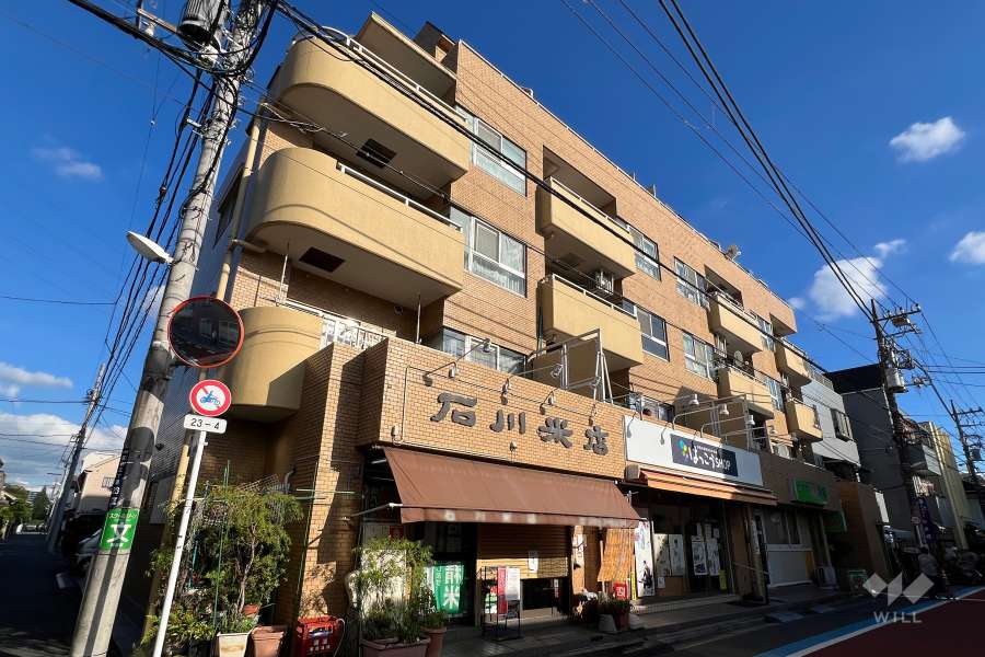 ライオンズマンション高砂の外観（北西側から）