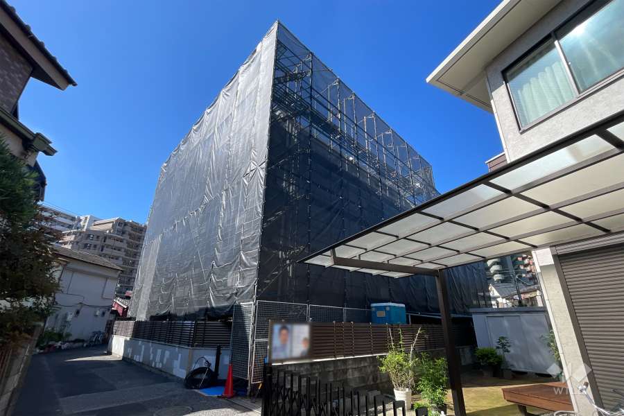 エンゼルハイム堀切の外観（北東側から）