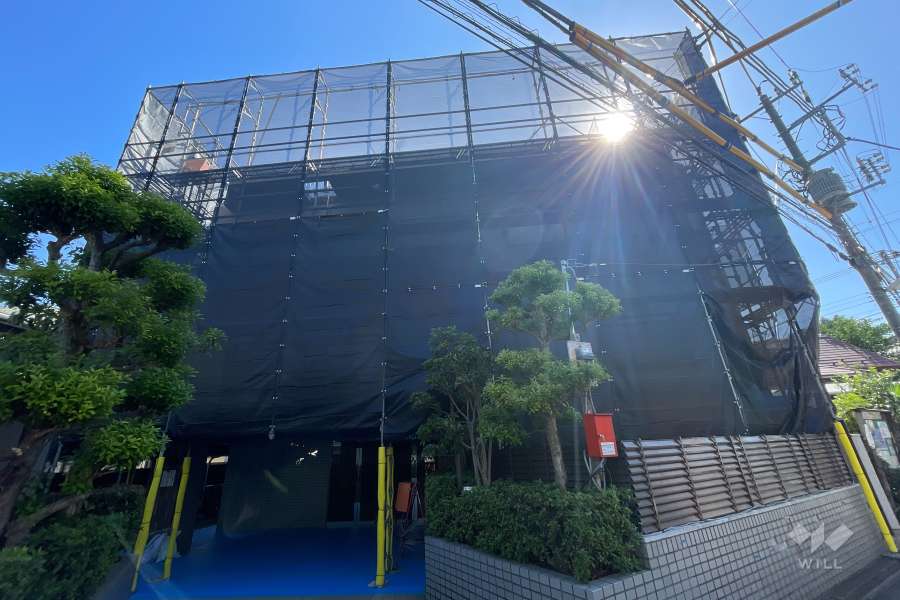 エンゼルハイム堀切の外観（北西側から）