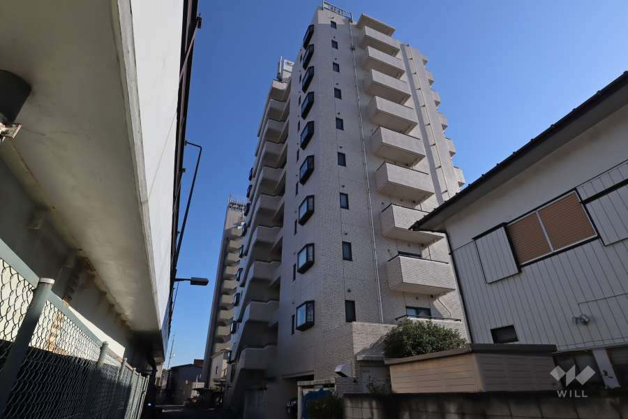 ビューコート金町の外観(北西側から)