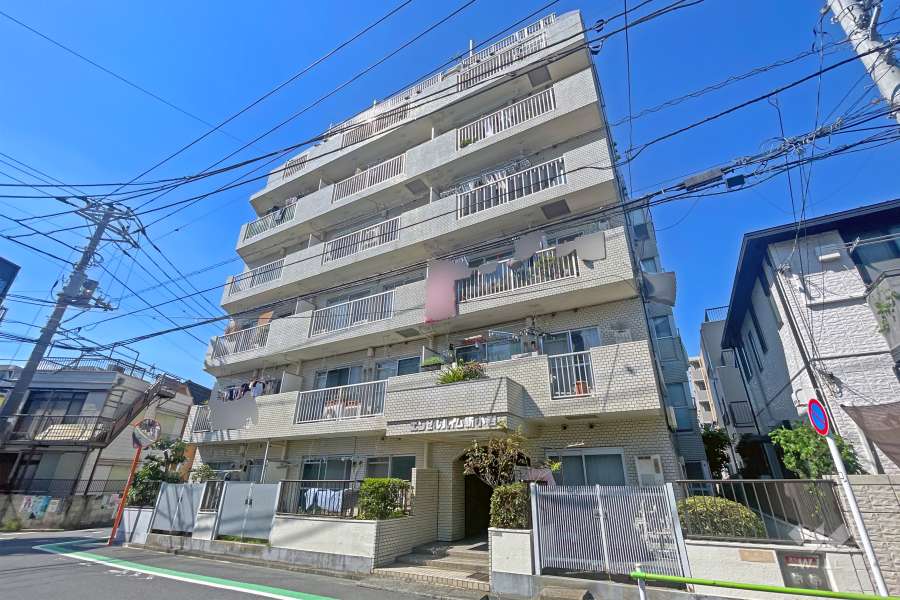 エンゼルハイム新小岩の外観（南東側から）