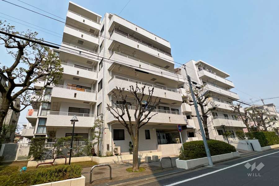 グリーンパーク水元7の外観（南西側から）