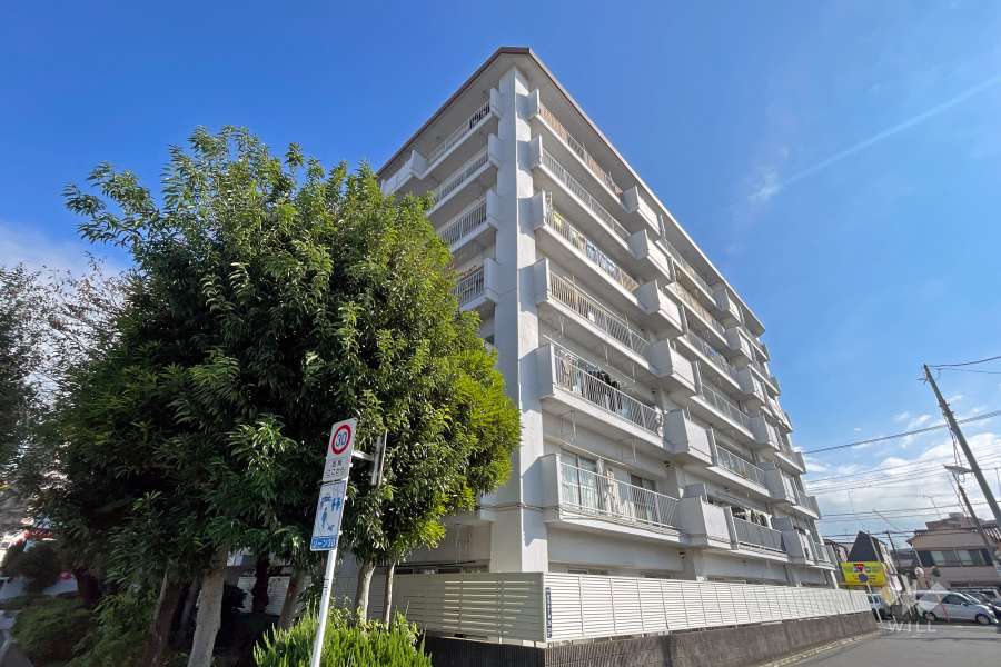 白亜館ダイヤモンドマンションの外観（南西側から）