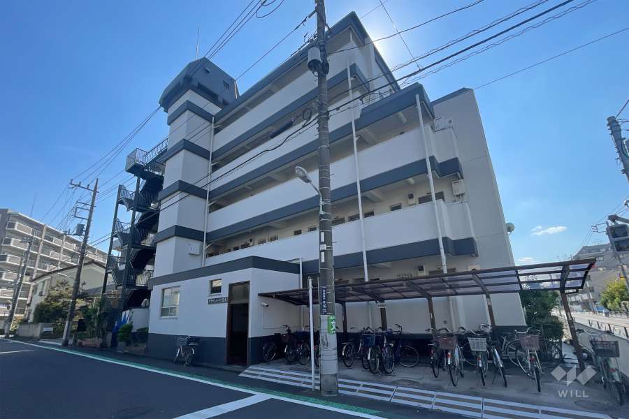 グリーンハイツ白鳥の外観（北側から）
