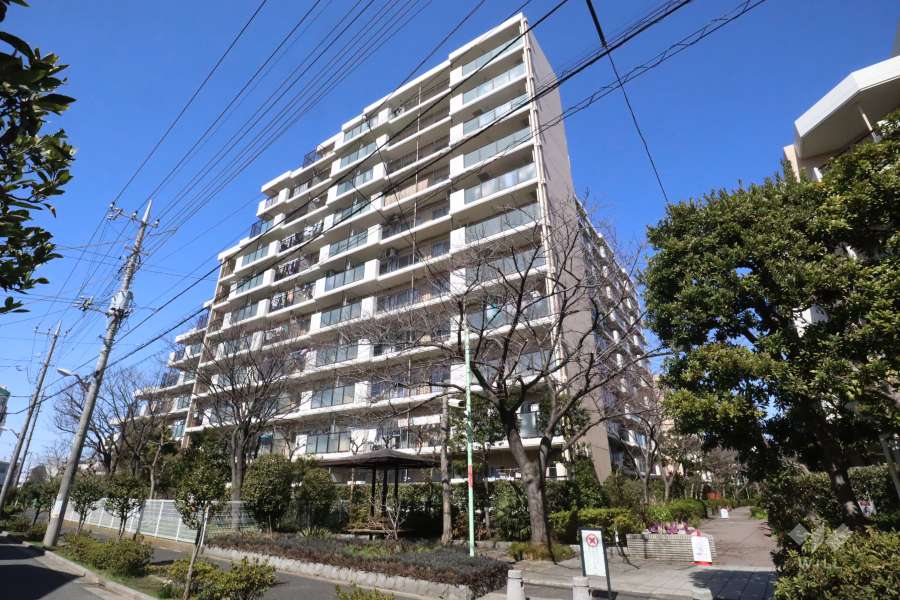 ガーデンプラザ柴又壱番館の外観(南側から)