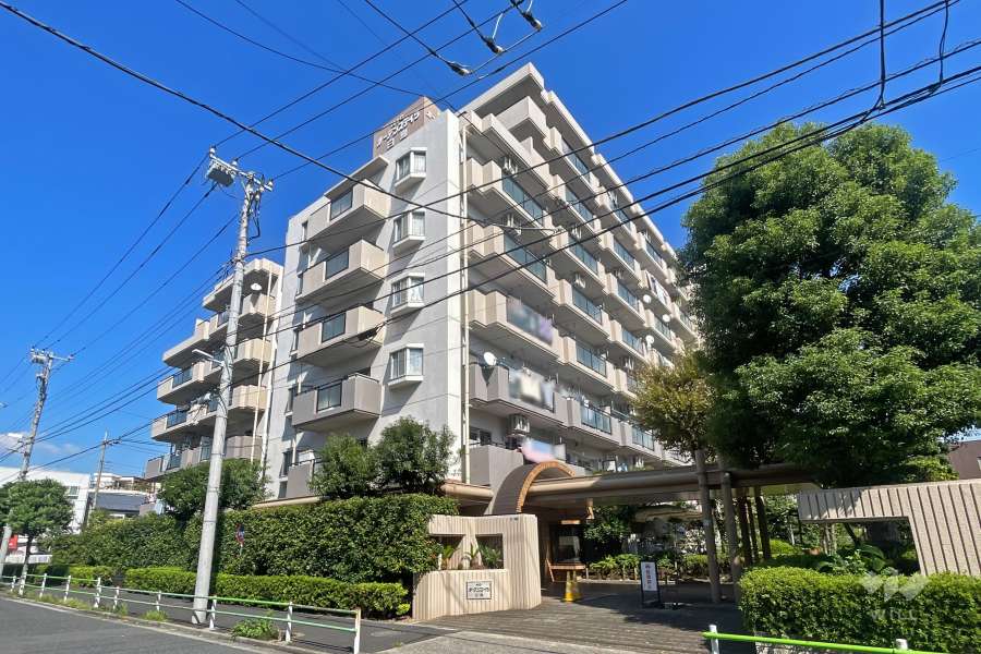 NICガーデンステイツ白鳥の外観（南西側から）