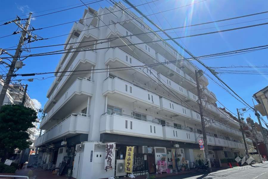 藤和亀有コープ2の外観（北西側から）　
