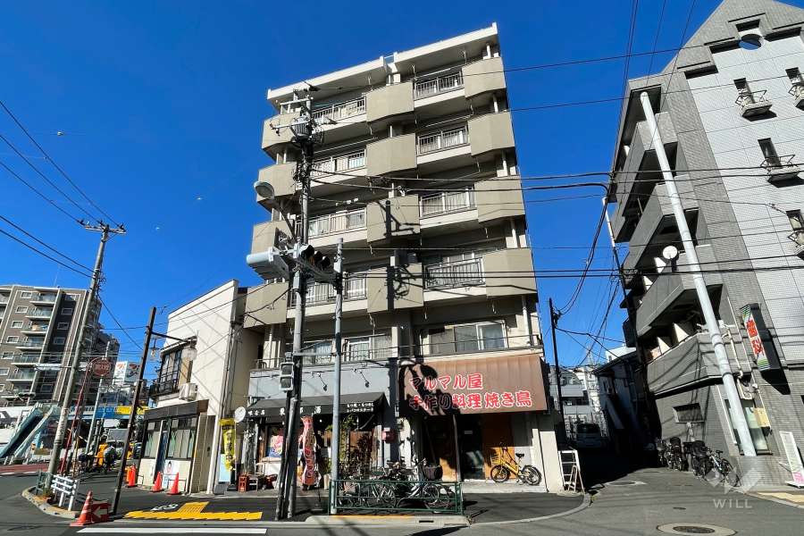 立石菊星シャルムの外観（南東側から）