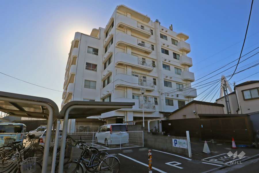 高砂サマリヤマンションの外観(北東側から)