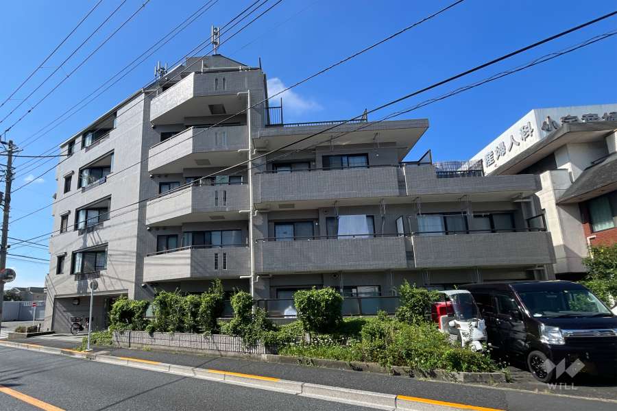 グリーンパーク水元8の外観（北東側から）