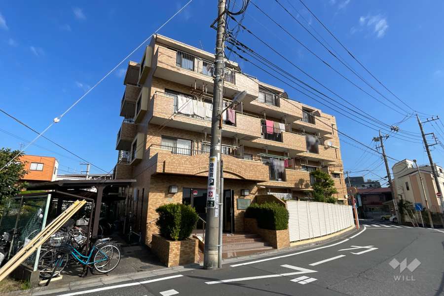 ライオンズマンション金町第5の外観（南西側から）