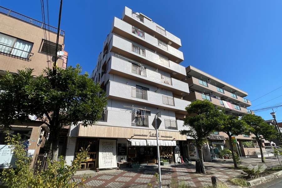 キャッスルマンションお花茶屋の外観（南西側から）