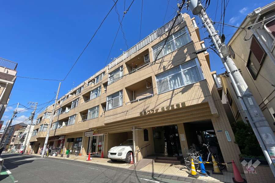 朝日プラザ堀切菖蒲園の外観（南東側から）