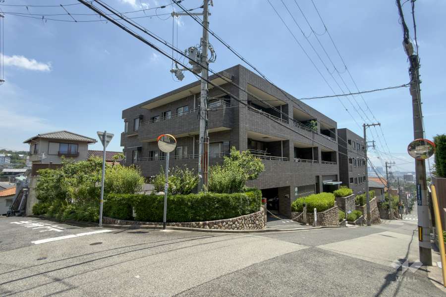 御影山手シティハウスマンションの遠景