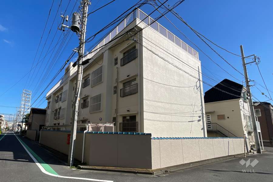 グリーンハイツ奥戸の外観（北西側から）