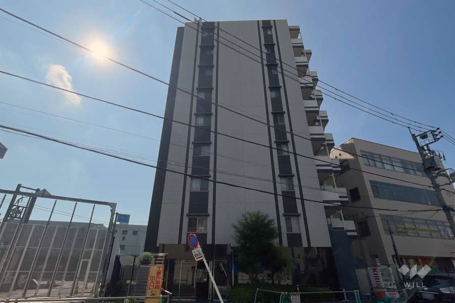 リシュブール四つ木の外観（北東側から）