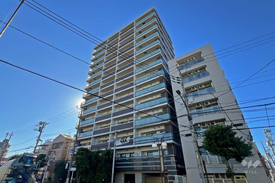 クレア堀切菖蒲園の外観（北東側から）