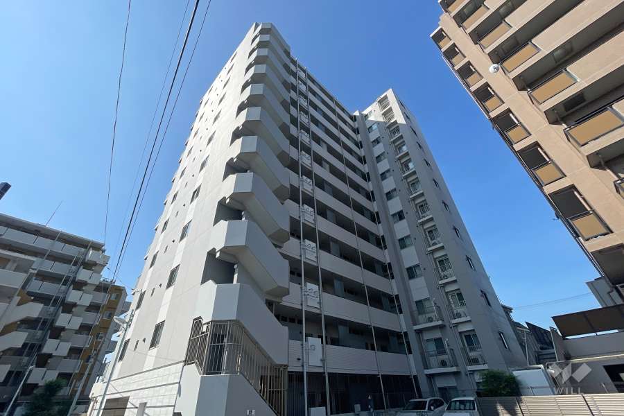 プレシス堀切菖蒲園の外観（北東側から）