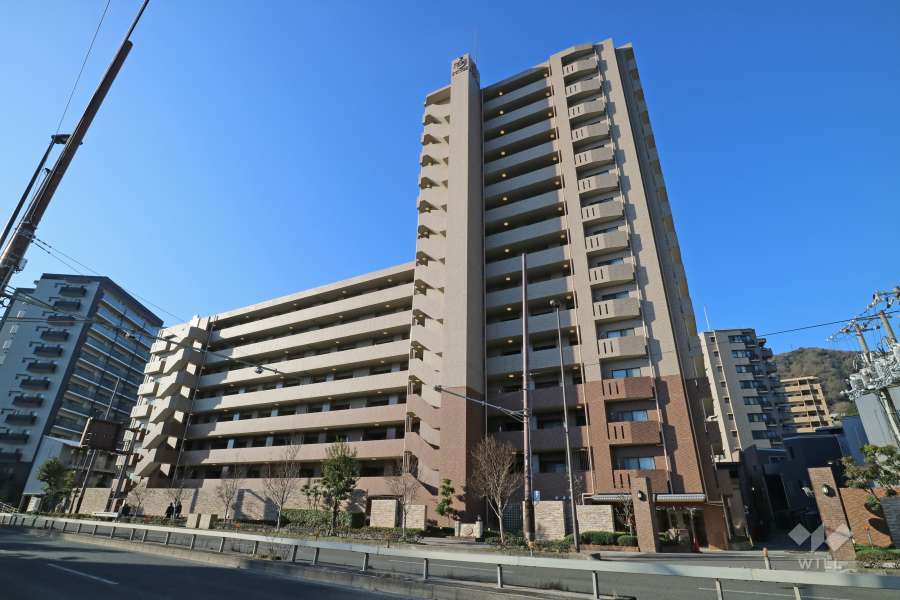 キングレジデンス　ラ・セーヌ宝塚の外観（北側から）