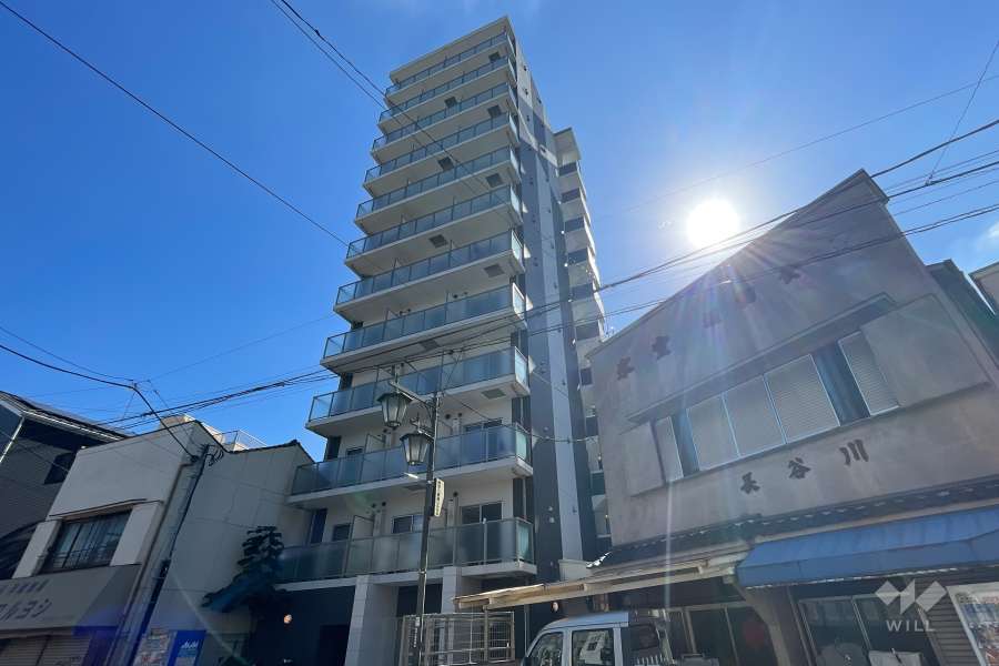 フェルクルールプレスト堀切菖蒲園の外観（北西側から）