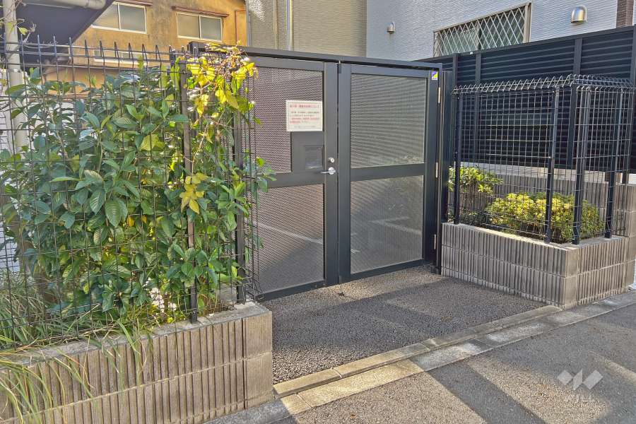 駐輪場の出入り口