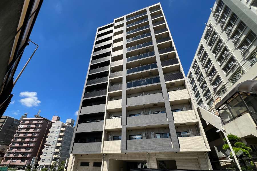 ディップス金町レジデンスの外観（南東側から）