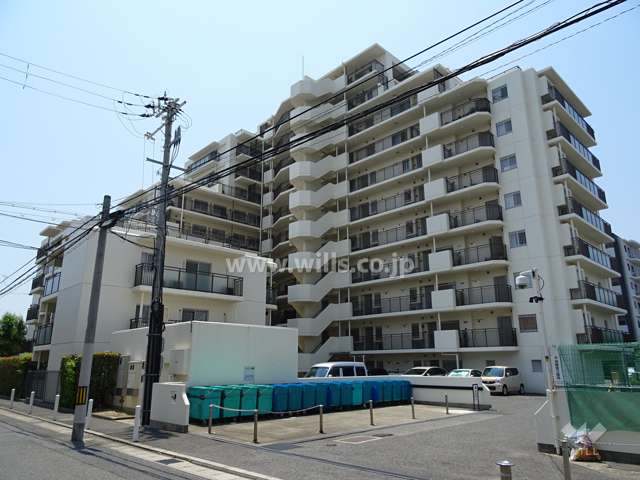 コスモ芦屋川西の外観（北東側から）
