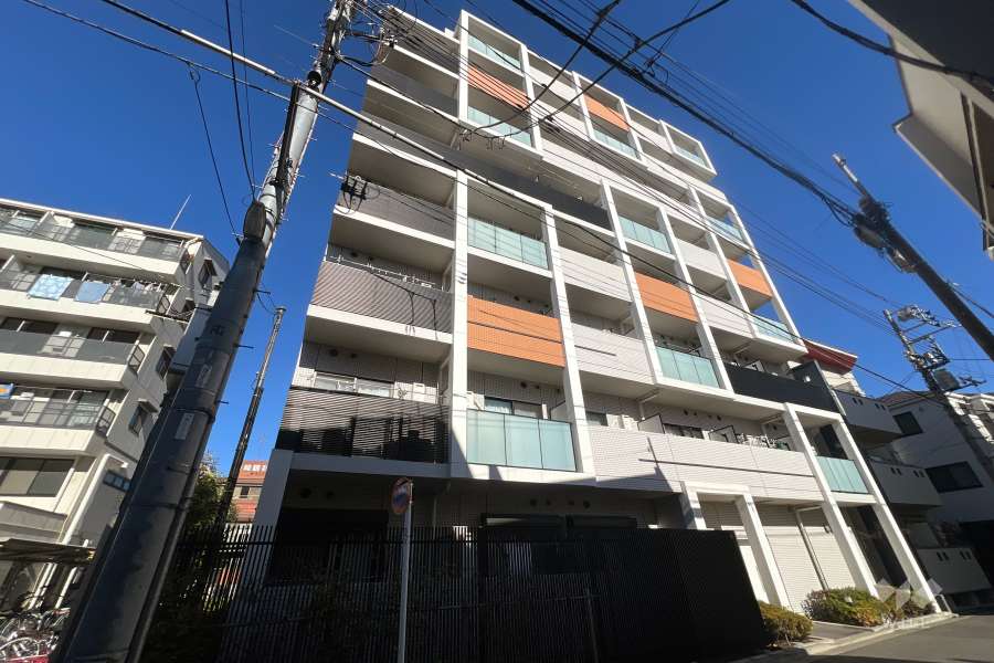 アゼスト堀切菖蒲園2の外観（南西側から）