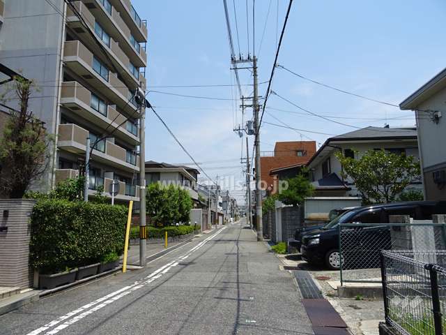 敷地南側の前面道路