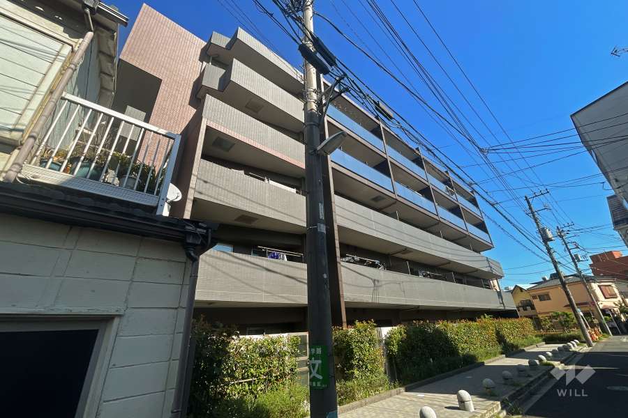 グランウィッシュ四ツ木の外観（北西側から）