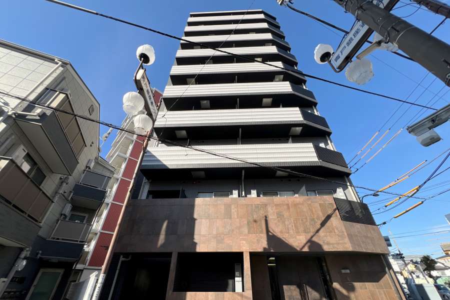ルクシェール青砥の外観（南側から）