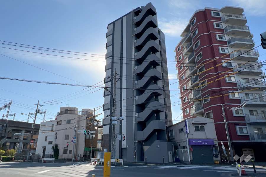 ルクシェール青砥の外観（北東側から）